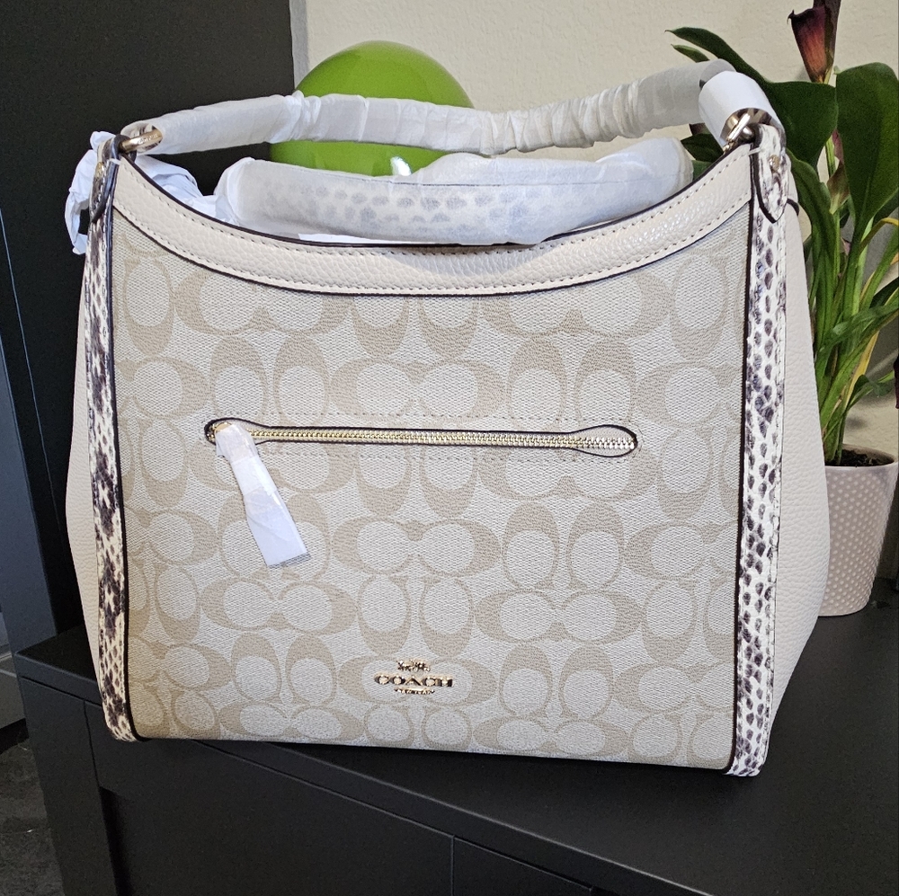 NWT Coach Embossed KRSTY